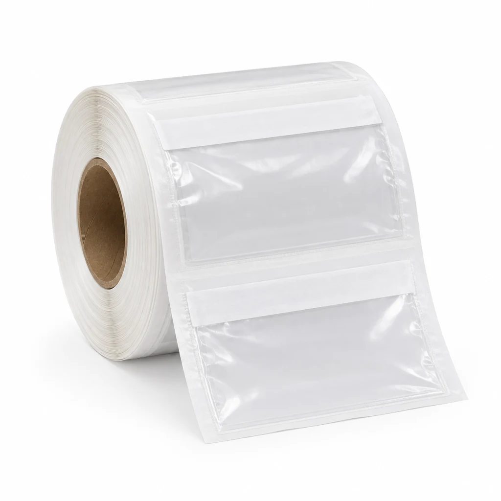 Roll of clear documents-enclosed packing list wallets