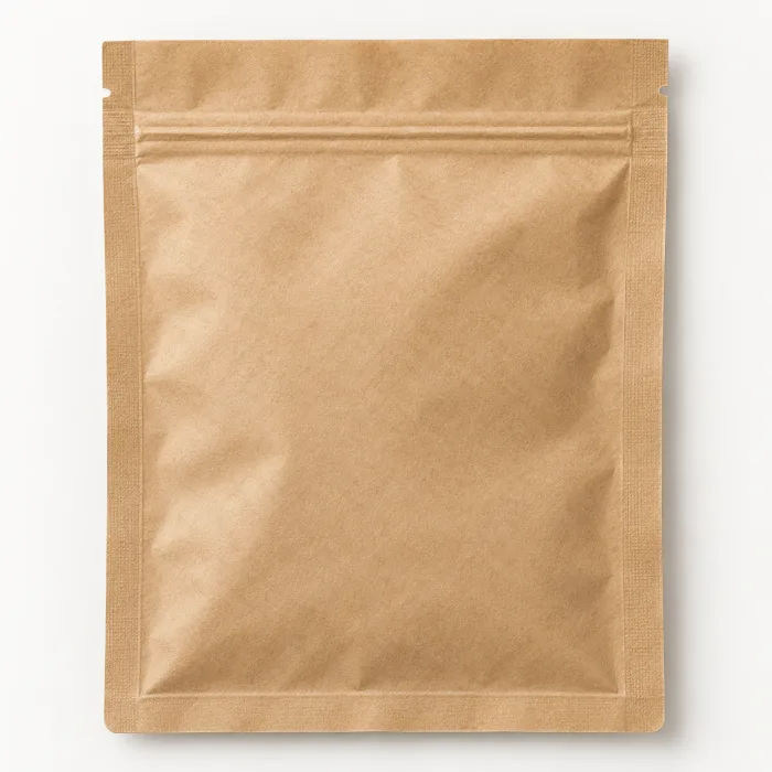 A dark grey pouch with a velvety soft-touch surface